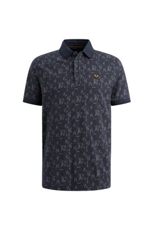 PME Legend Short sleeve polo fine pique all o 5116 Mood indigo