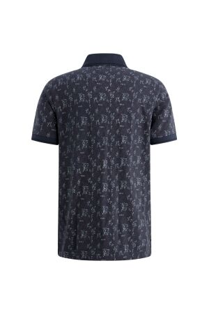 PME Legend Short sleeve polo fine pique all o 5116 Mood indigo