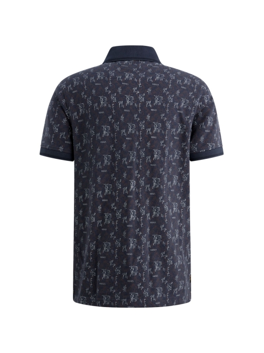PME Legend Short sleeve polo fine pique all o 5116 Mood indigo
