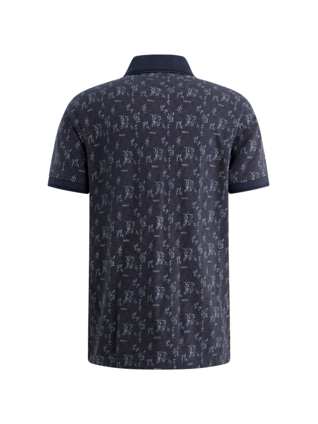 PME Legend Short sleeve polo fine pique all o 5116 Mood indigo