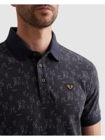 PME Legend Short sleeve polo fine pique all o 5116 Mood indigo
