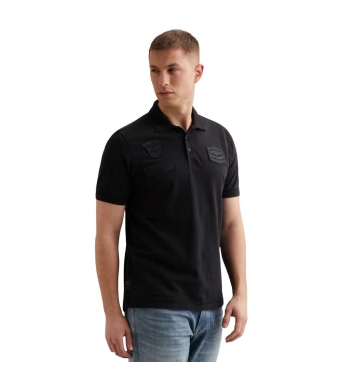PME Legend Short sleeve polo fine pique badge 5281 Salute