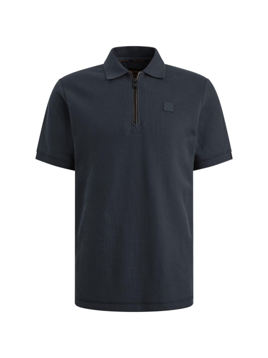 PME Legend Short sleeve polo waffle structure 5116 Mood indigo