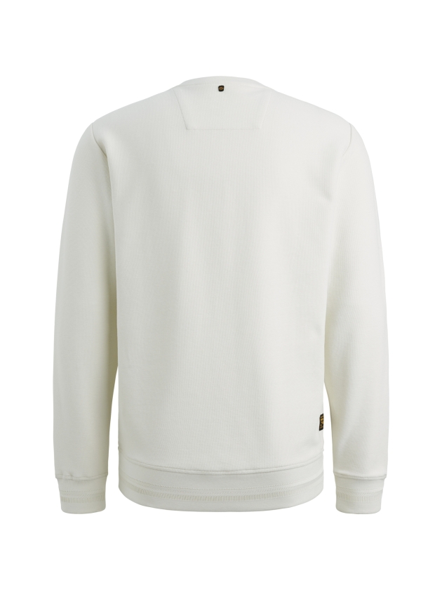 PME Legend Crewneck cotton blend sweat 7013 Bone white