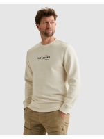 PME Legend Crewneck cotton blend sweat 7013 Bone white