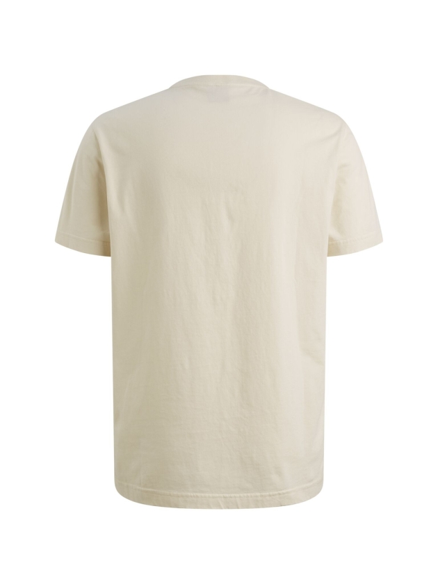 PME Legend Short sleeve r-neck single jersey 7013 Bone white