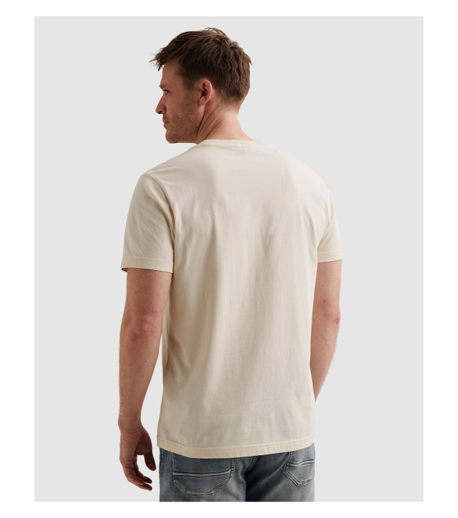 PME Legend Short sleeve r-neck single jersey 7013 Bone white