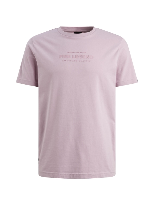 PME Legend Short sleeve r-neck hd cotton elas 4203 Lavender Frost