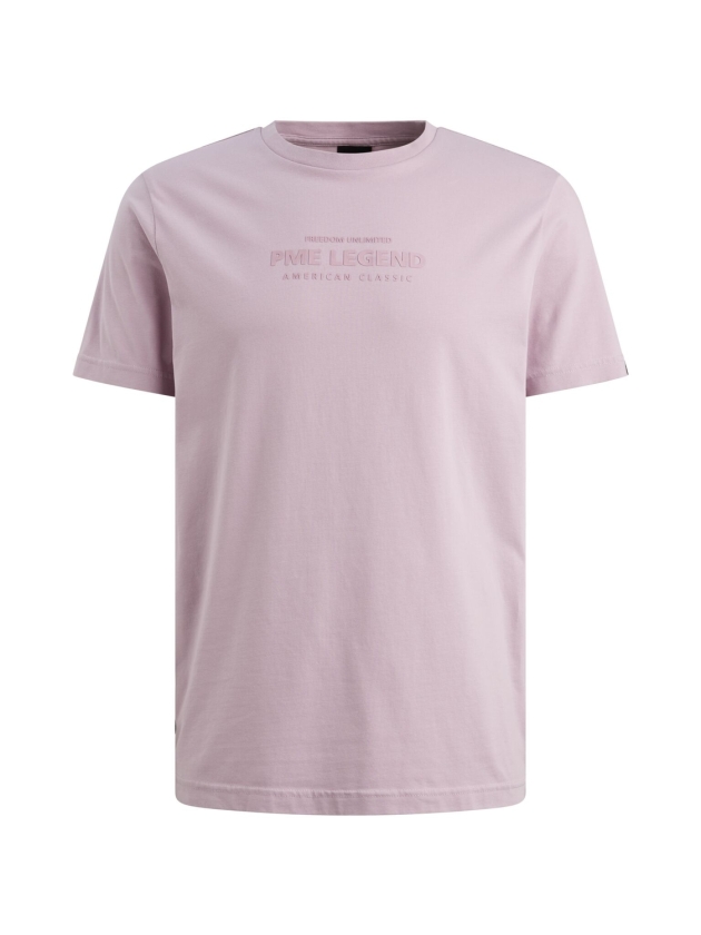 PME Legend Short sleeve r-neck hd cotton elas 4203 Lavender Frost