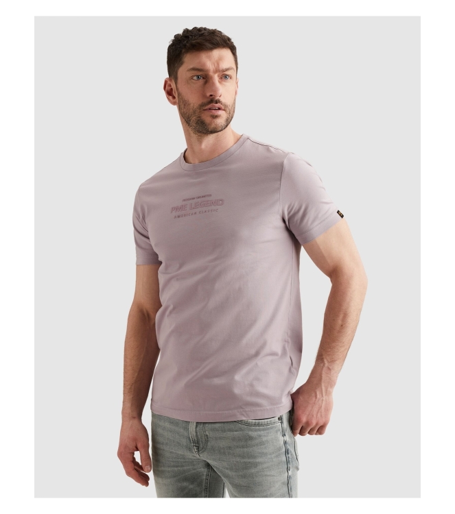 PME Legend Short sleeve r-neck hd cotton elas 4203 Lavender Frost