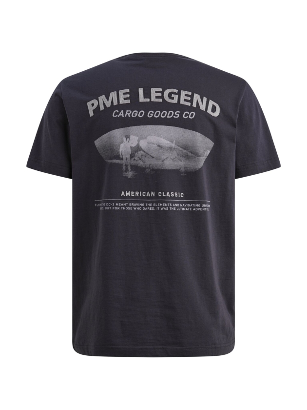 PME Legend Short sleeve r-neck single jersey 5278 Graphite