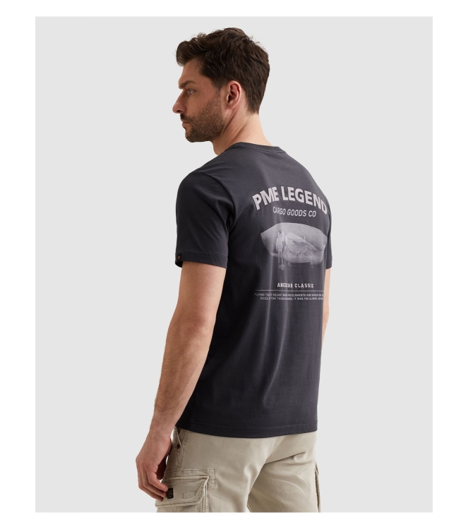 PME Legend Short sleeve r-neck single jersey 5278 Graphite