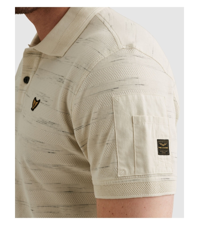 PME Legend Short sleeve polo injected popcorn