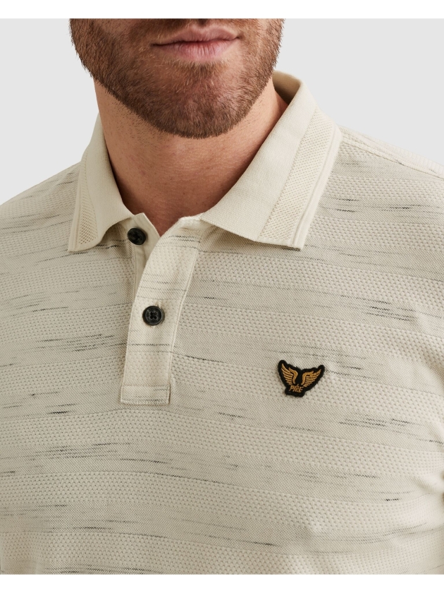 PME Legend Short sleeve polo injected popcorn