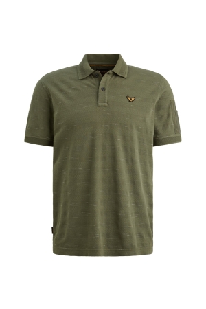 PME Legend Short sleeve polo injected popcorn 6150 Thyme