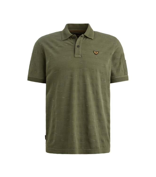 PME Legend Short sleeve polo injected popcorn 6150 Thyme