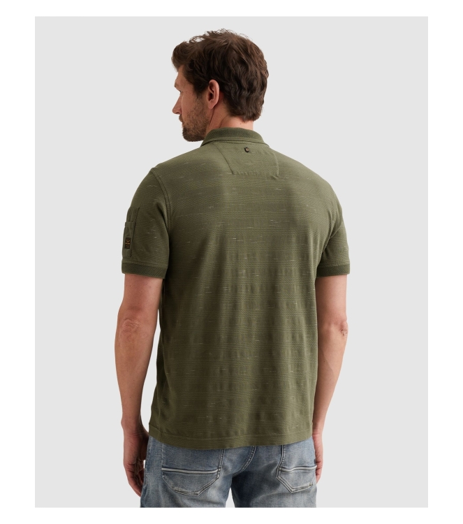 PME Legend Short sleeve polo injected popcorn 6150 Thyme
