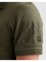 PME Legend Short sleeve polo injected popcorn 6150 Thyme