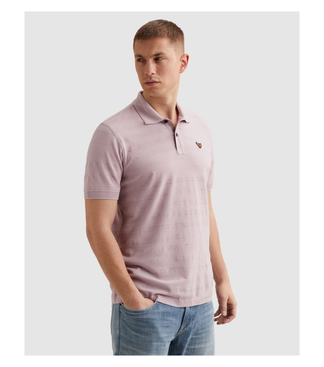 PME Legend Short sleeve polo injected popcorn 4203 Labvender frost