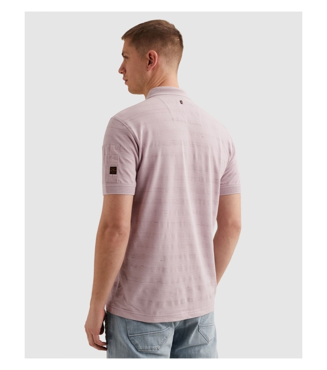 PME Legend Short sleeve polo injected popcorn 4203 Labvender frost