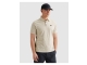 PME Legend Short sleeve polo jacquard jersey 7013 Bone white