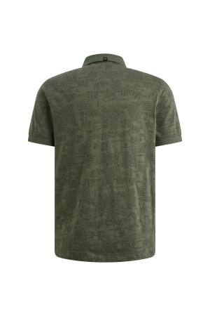 PME Legend Short sleeve polo jacquard jersey