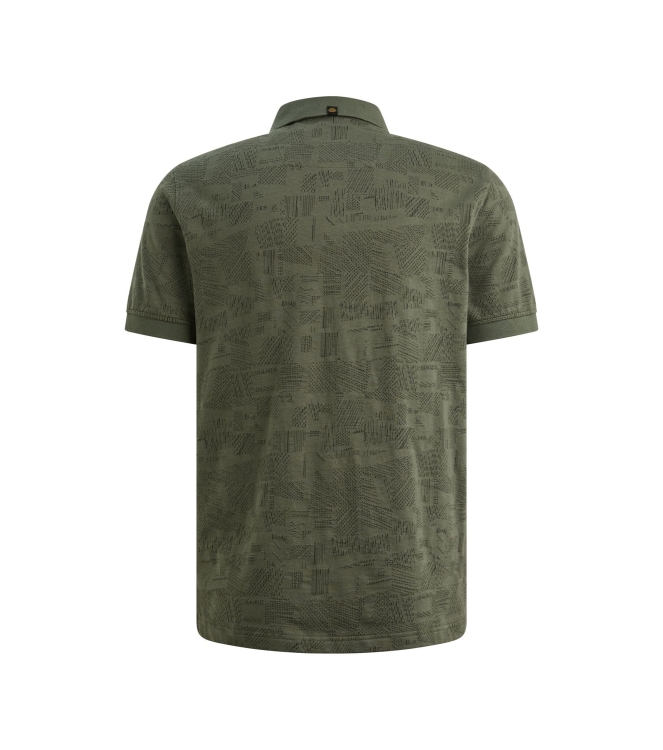 PME Legend Short sleeve polo jacquard jersey