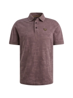 PME Legend Short sleeve polo jacquard jersey 4323 Moonscape