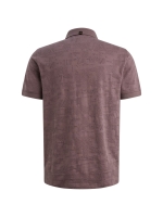 PME Legend Short sleeve polo jacquard jersey 4323 Moonscape