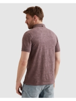 PME Legend Short sleeve polo jacquard jersey 4323 Moonscape