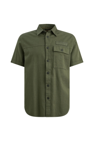 PME Legend Short Sleeve Shirt Ctn Slub 6150 Thyme