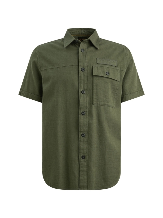 PME Legend Short Sleeve Shirt Ctn Slub 6150 Thyme