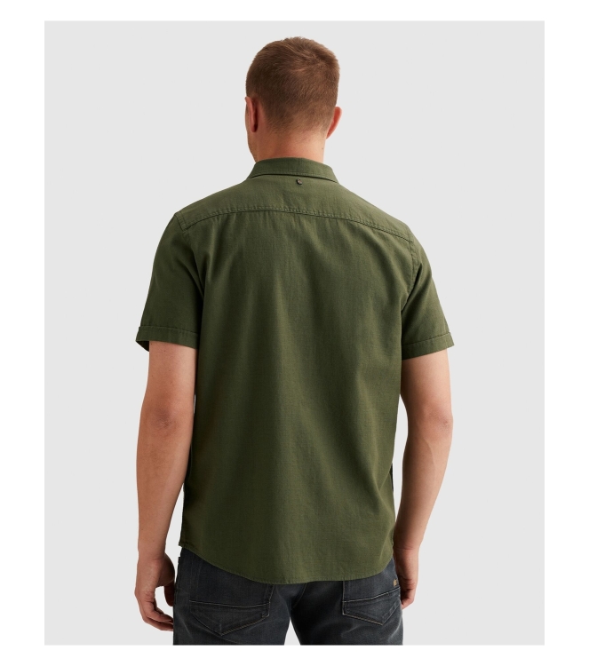 PME Legend Short Sleeve Shirt Ctn Slub 6150 Thyme