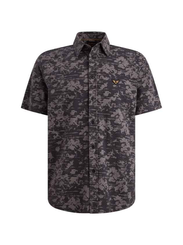 PME Legend Short Sleeve Shirt Aop On Jersey P 5278 Graphite