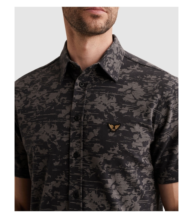 PME Legend Short Sleeve Shirt Aop On Jersey P 5278 Graphite