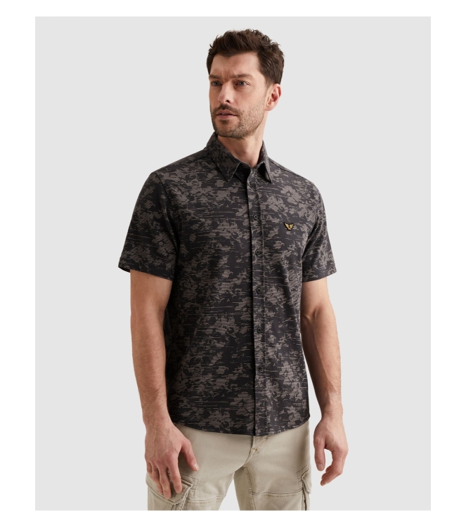 PME Legend Short Sleeve Shirt Aop On Jersey P 5278 Graphite