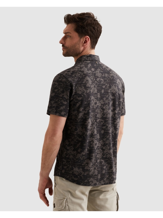 PME Legend Short Sleeve Shirt Aop On Jersey P 5278 Graphite