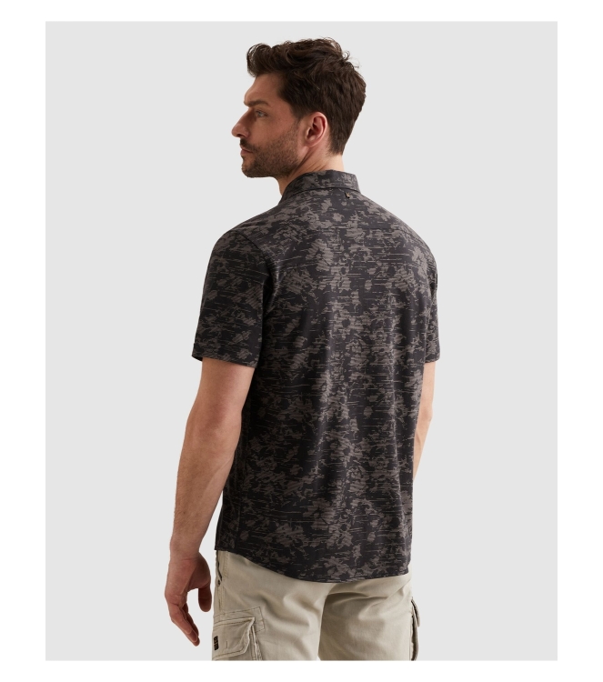 PME Legend Short Sleeve Shirt Aop On Jersey P 5278 Graphite