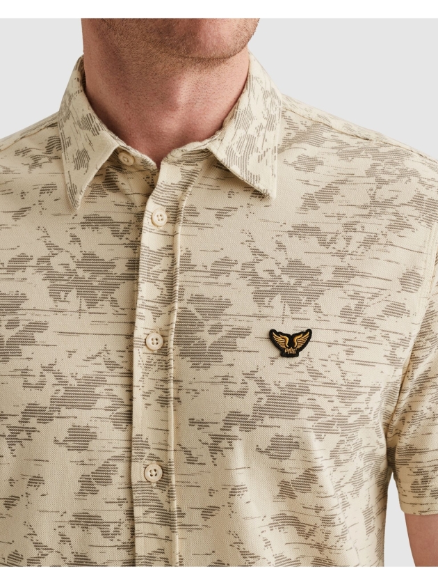 PME Legend Short Sleeve Shirt Aop On Jersey P 7011 Birch