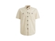 PME Legend Short Sleeve Shirt Jacquard 7013 Bone white