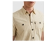 PME Legend Short Sleeve Shirt Jacquard 7013 Bone white