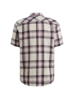 PME Legend Short Sleeve Shirt Slub Herringbon 4323 Moonscape