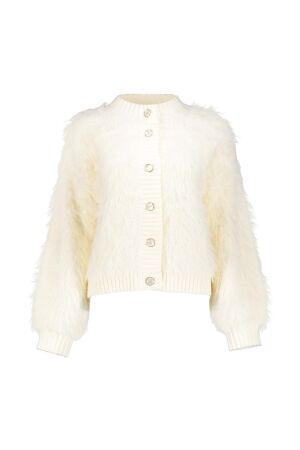 Geisha Cardigan furry 000010 Offwhite
