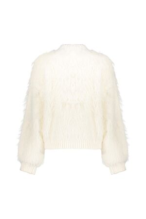 Geisha Cardigan furry 000010 Offwhite