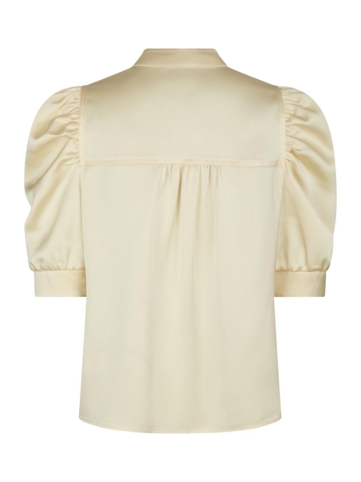 Neo Noir Roella heavy sateen blouse 191 Light yellow