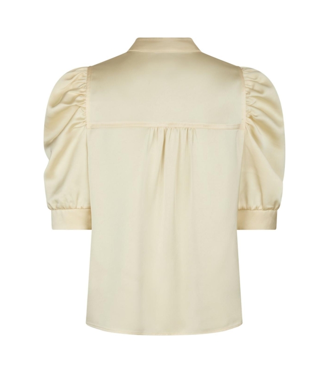 Neo Noir Roella heavy sateen blouse 191 Light yellow