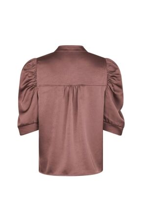 Neo Noir Roella heavy sateen blouse 393 Dark rose