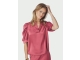 Neo Noir Roella heavy sateen blouse 430 Cherry pink