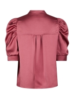 Neo Noir Roella heavy sateen blouse 430 Cherry pink