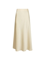 Neo Noir Vicky heavy sateen skirt 191 Light yellow